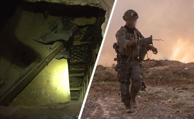 הפיר שנחשף והלחימה בצפון הרצועה