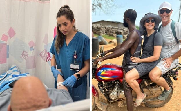 בני הזוג (בתמונה פרטית) וברמב"ם